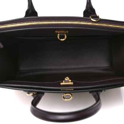 Louis Vuitton Taurillon Calfskin City Steamer MM Grey Bordeaux 6 of 12