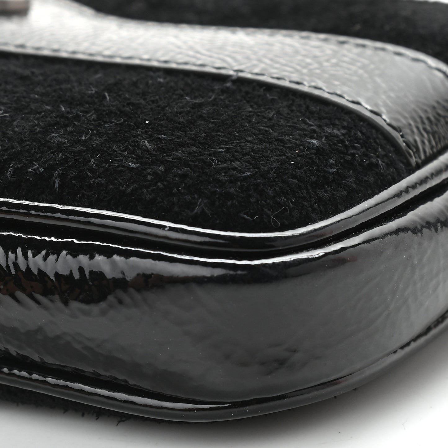 Suede Patent Ophidia Belted iPhone Case 85 34 Black