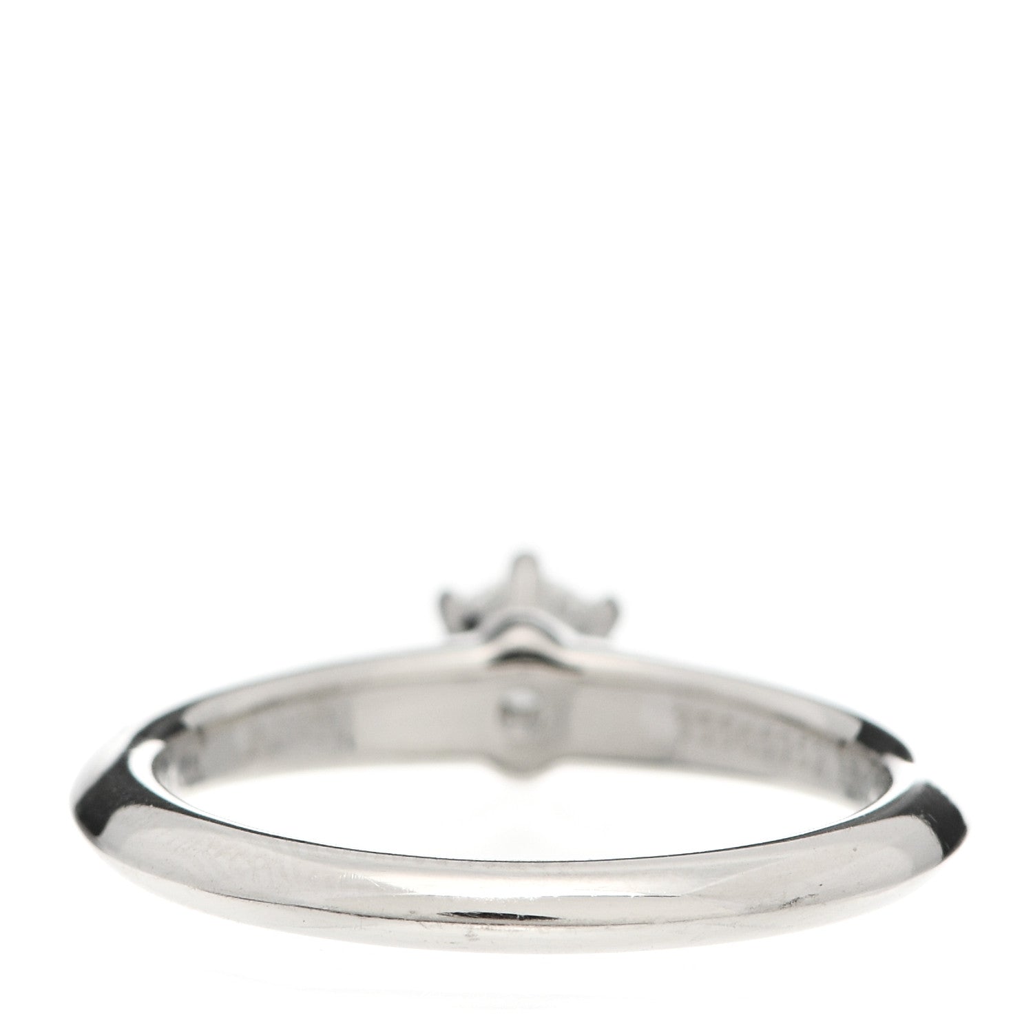 Tiffany Platinum Diamond .23ct Solitaire Engagement Ring 49 5 3 of 4