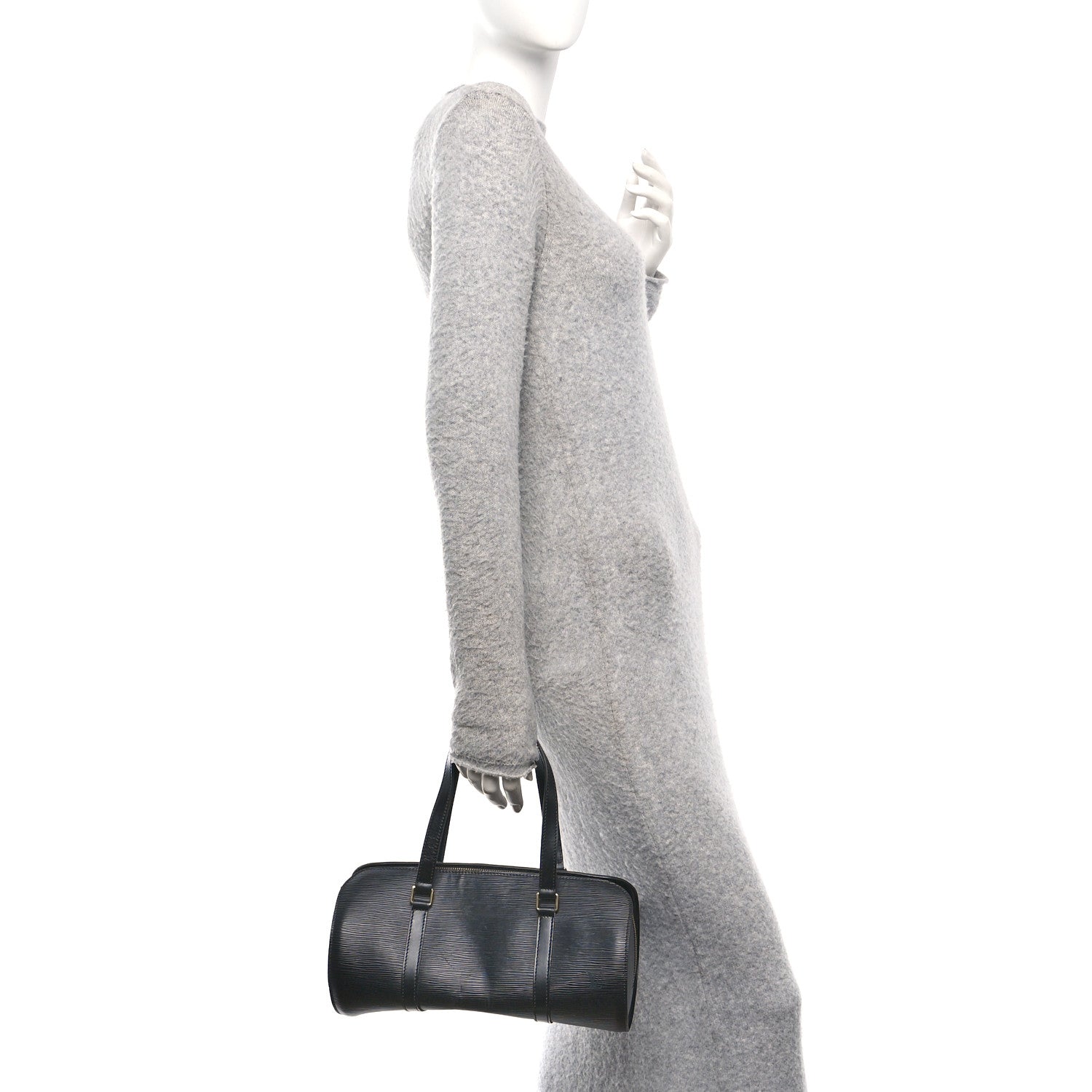 Louis Vuitton Epi Soufflot Black 2 of 10