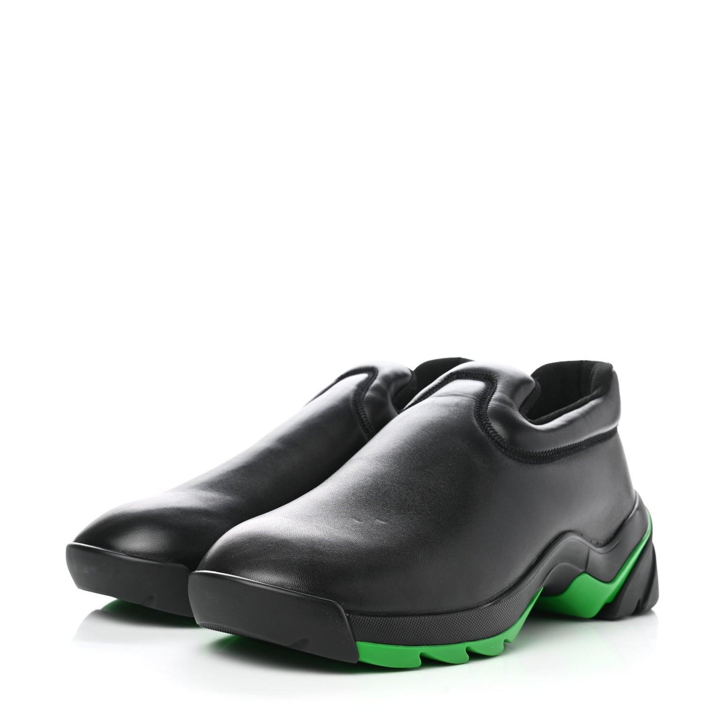 Nappa Mens Flash Slip On Sneakers 42 Black Grass