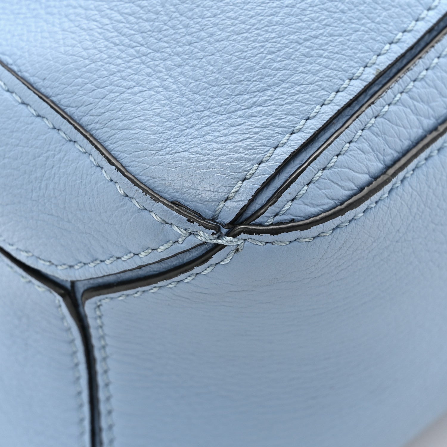 Loewe Calfskin Small Puzzle Bumbag Dusty Blue 11 of 12