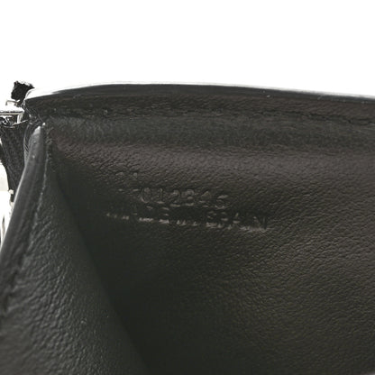 Loewe Grained Calfskin Small Vertical Wallet Black 7 of 10