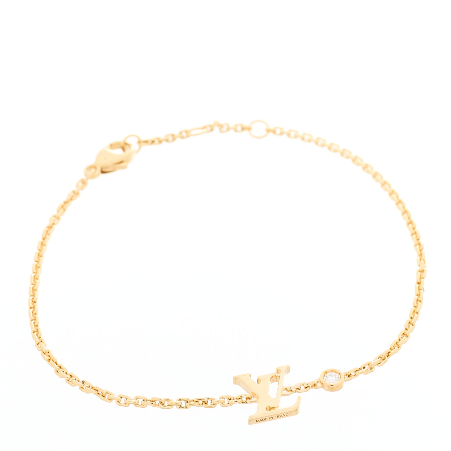 18K Yellow Gold Diamond Idylle Blossom LV Bracelet