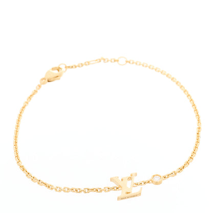 Louis Vuitton 18K Yellow Gold Diamond Idylle Blossom LV Bracelet 1 of 7