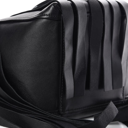 Balenciaga Calfskin XS Fringe Laundry Cabas Black 8 of 9