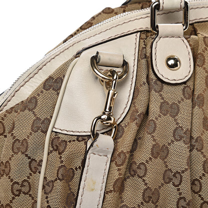 Gucci Monogram Medium Sukey Boston Off White 11 of 16