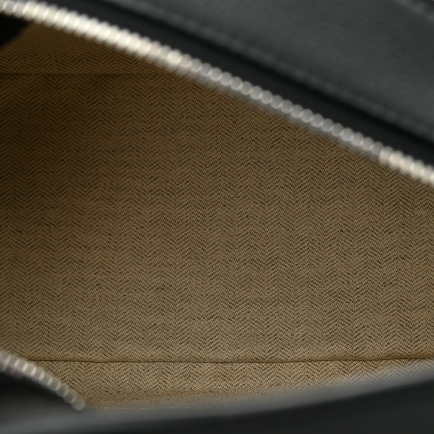 Calfskin Medium Puzzle Bag Black Taupe