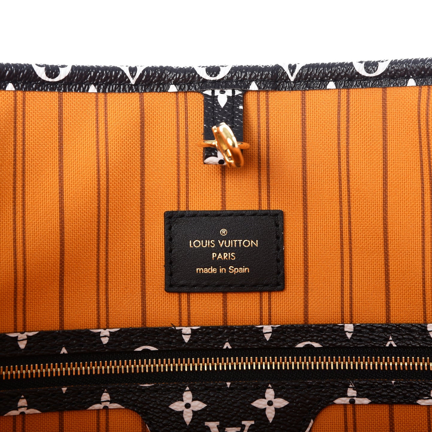 Monogram Giant Jungle Neverfull MM Black