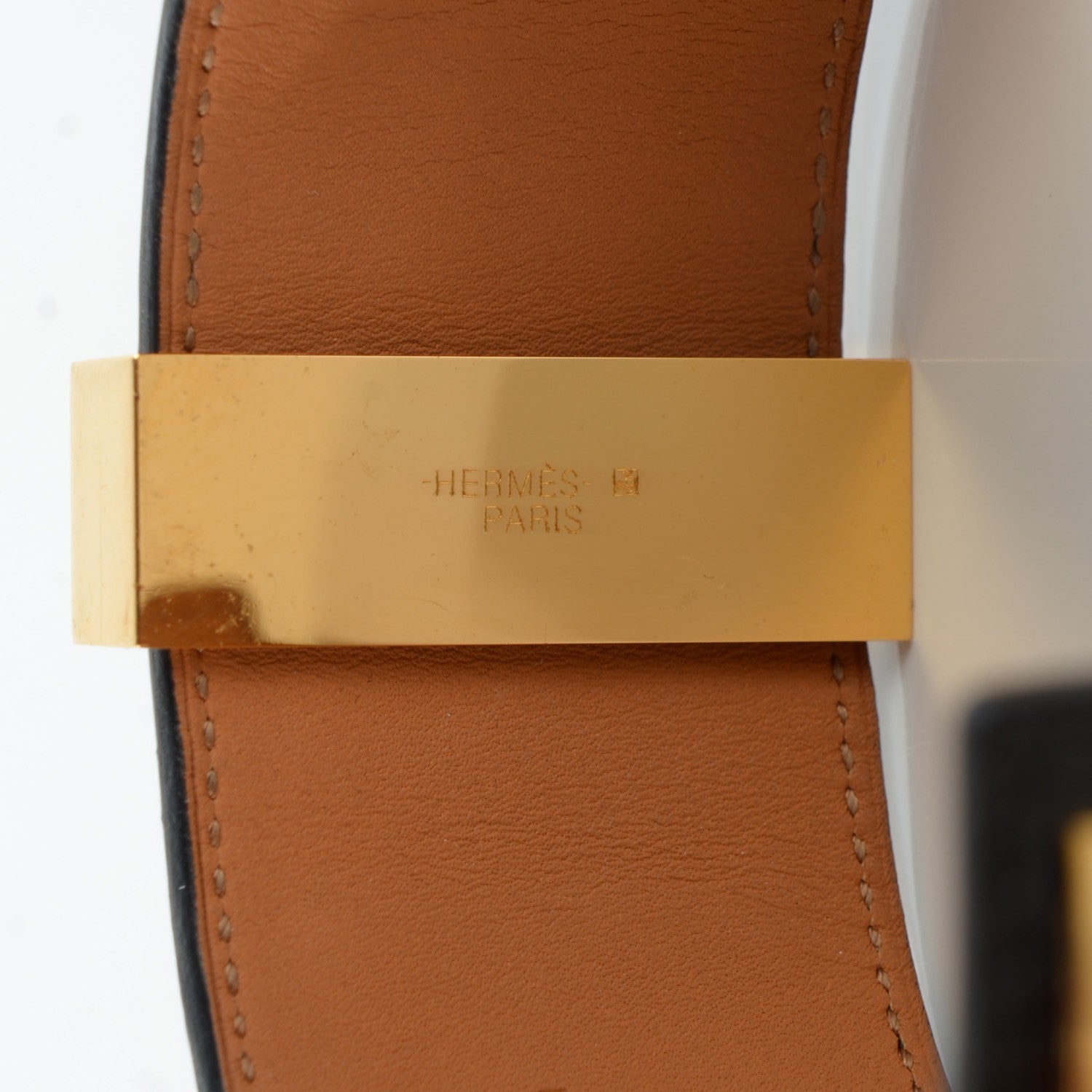 Hermes Shiny Alligator Collier De Chien CDC Bracelet S Black 6 of 7
