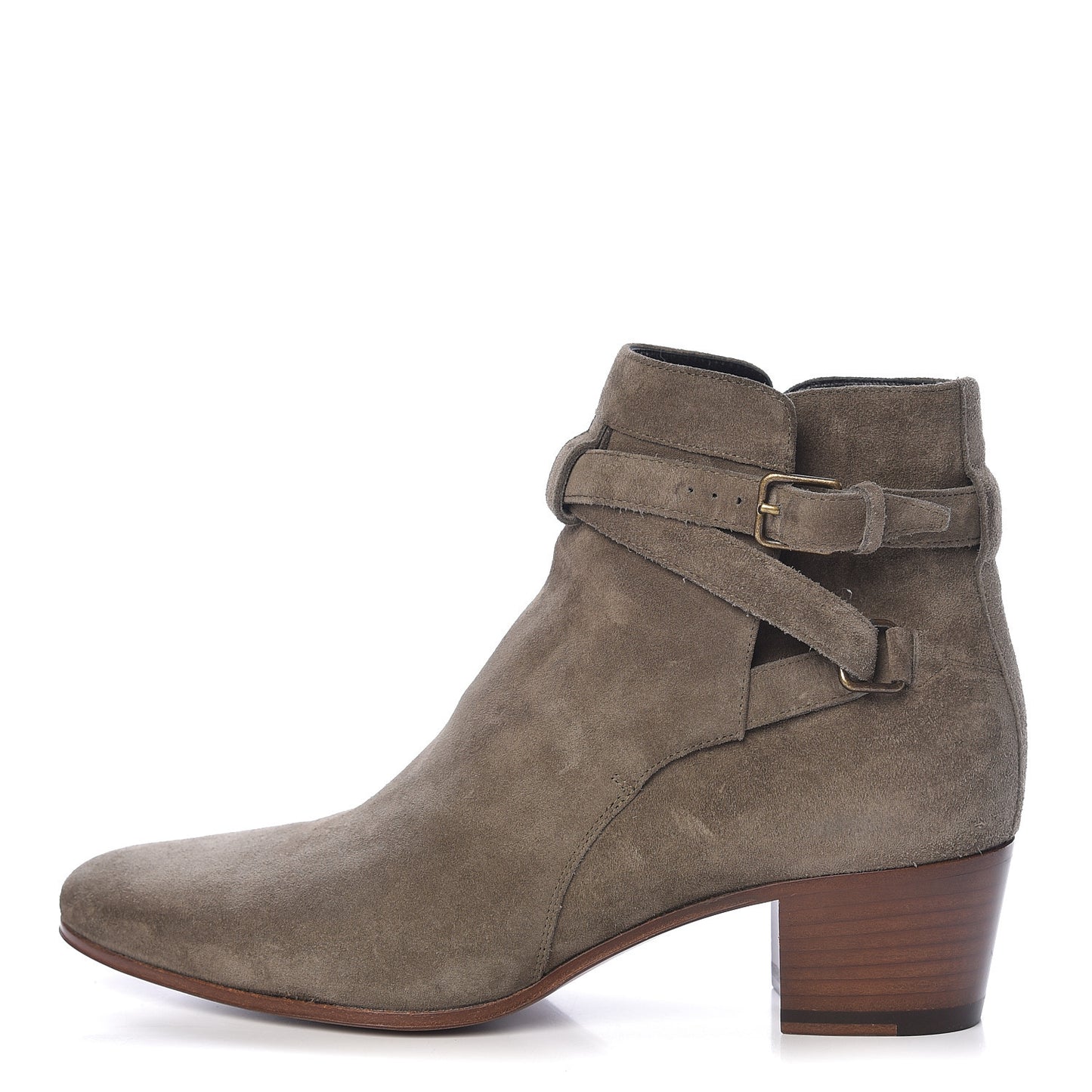 Suede Womens Blake Ankle Boots 37.5 Kaki Militaire