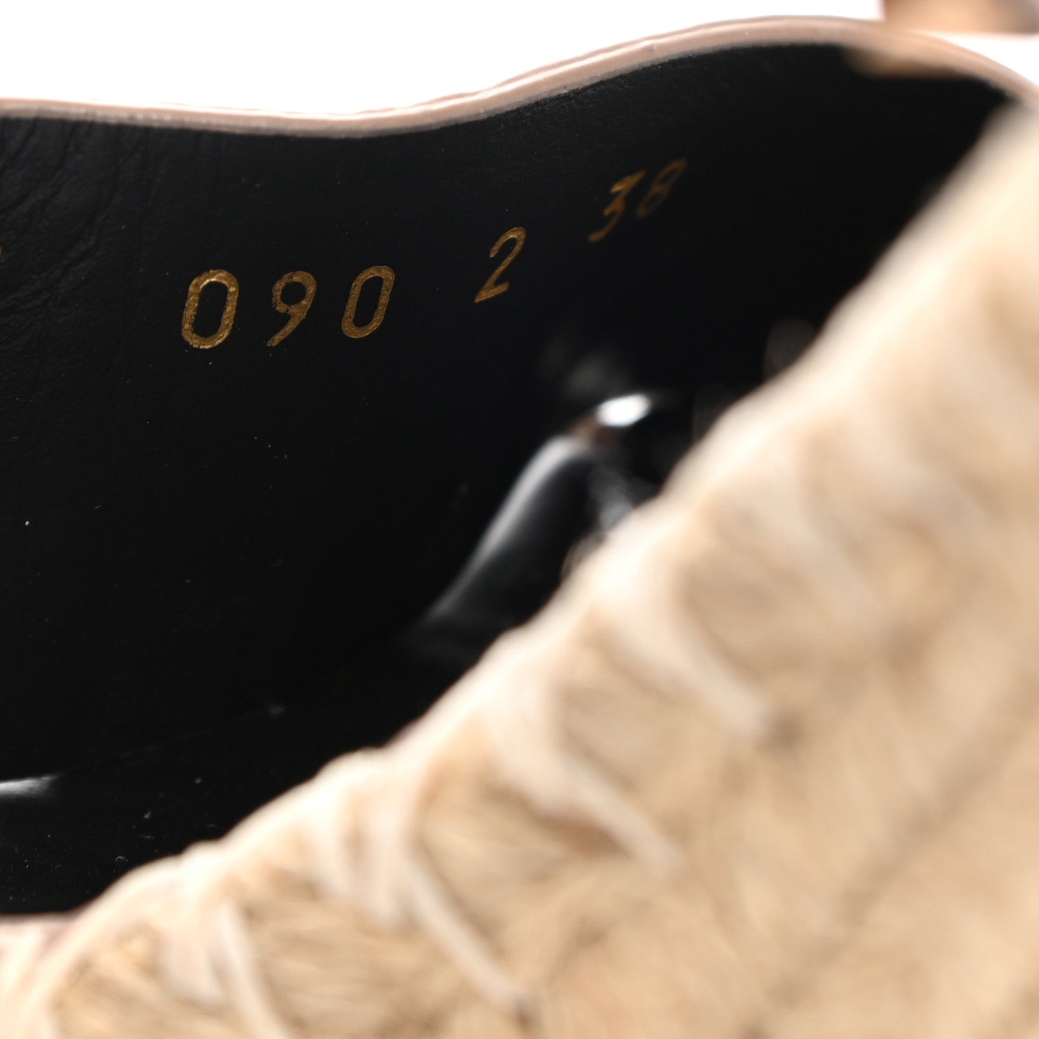 Valentino Garavani Grained Calfskin Rockstud Ankle Strap Espadrille 15/105mm Wedge Sandals 38 Poudre Natural 8 of 9