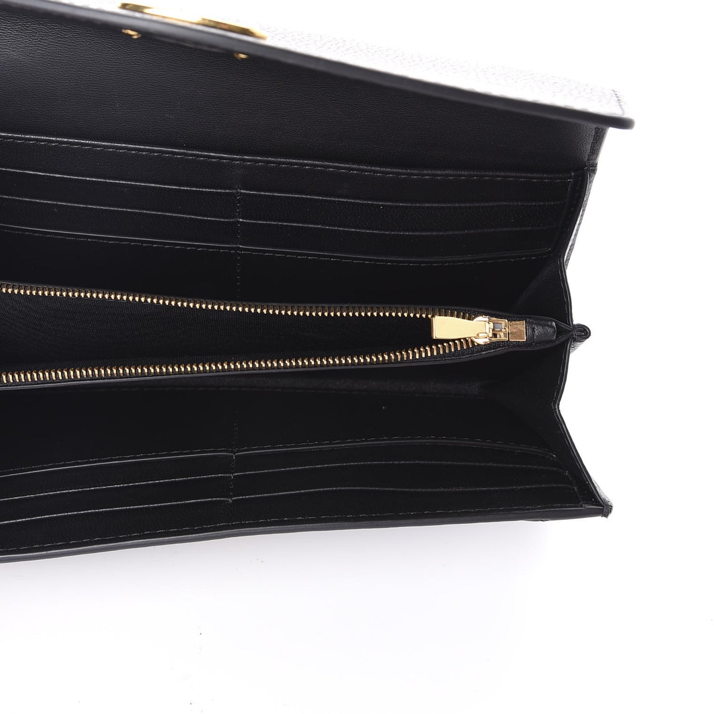 Small Classic Grain Darley Wallet Black