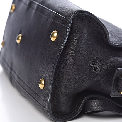 Saint Laurent Sheepskin Small Cabas ChYc Black 12 of 14