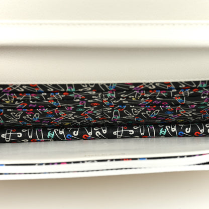 Chanel Caviar Quilted Chain CC Quilted Wallet On Chain WOC White 5 of 11