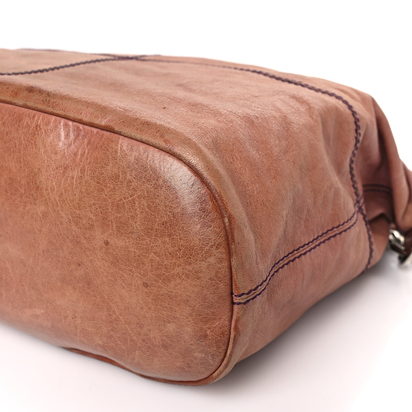 Wrinkled Lambskin Medium Nightingale Tan