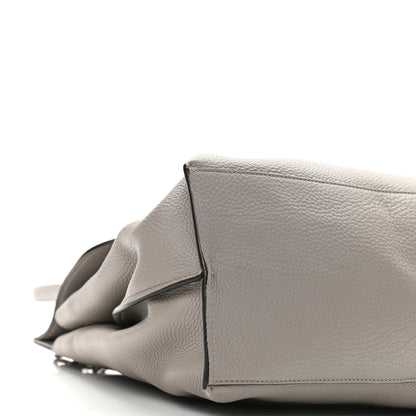 Gucci Cellarius Calfskin Large Bamboo Daily Top Handle Bag Storm Grey 8 of 10