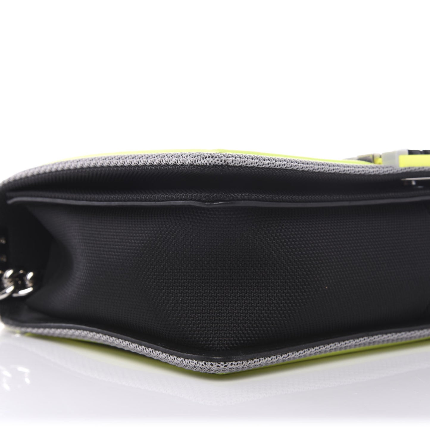 Canvas Quilted New Medium Fluo Boy Flap Black Grey Yellow