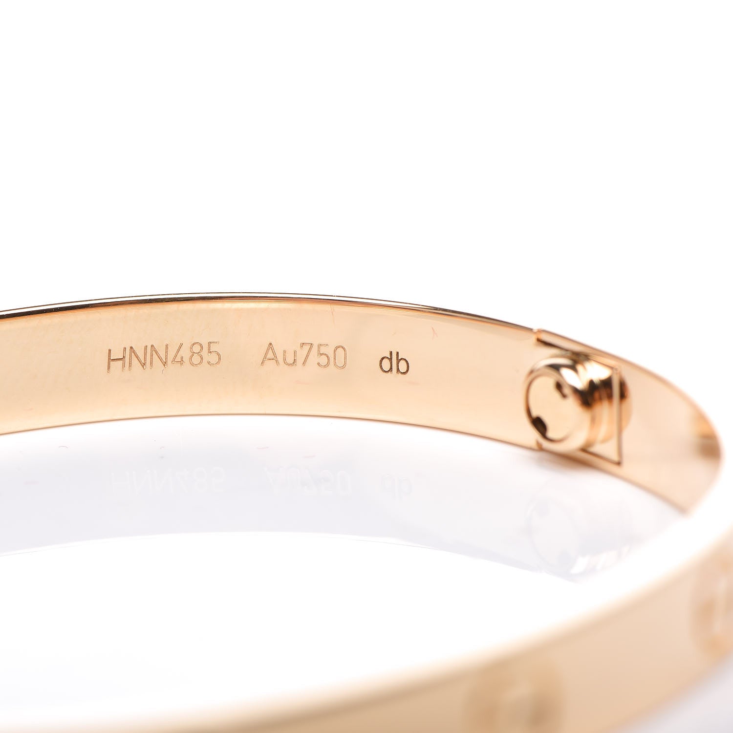 Cartier 18K Yellow Gold LOVE Bracelet 17 6 of 7