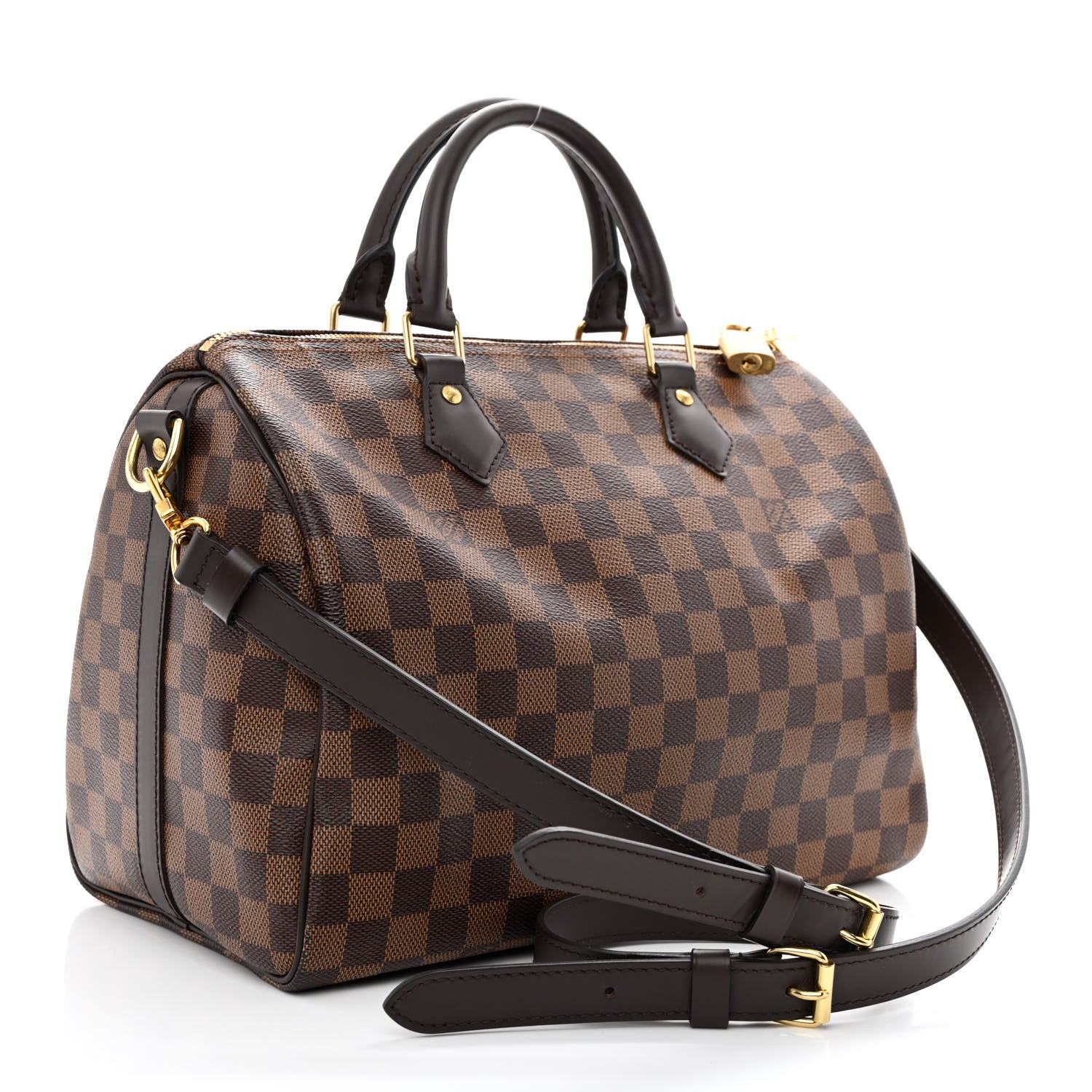 Louis Vuitton Damier Ebene Speedy Bandouliere 30 3 of 10