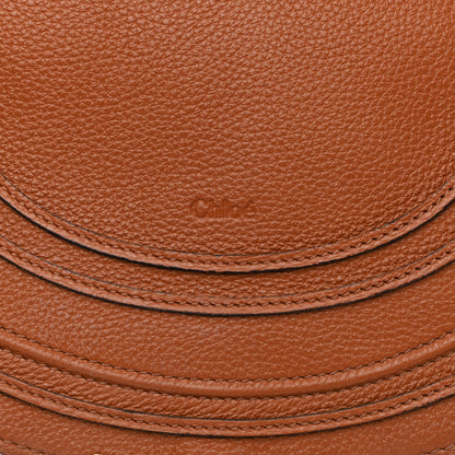 Chloe Calfskin Medium Marcie Round Crossbody Bag Tan 9 of 11