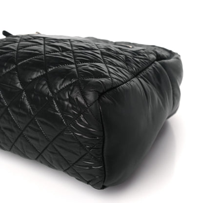 Chanel Nylon Quilted Coco Cocoon Backpack Black 9 of 9