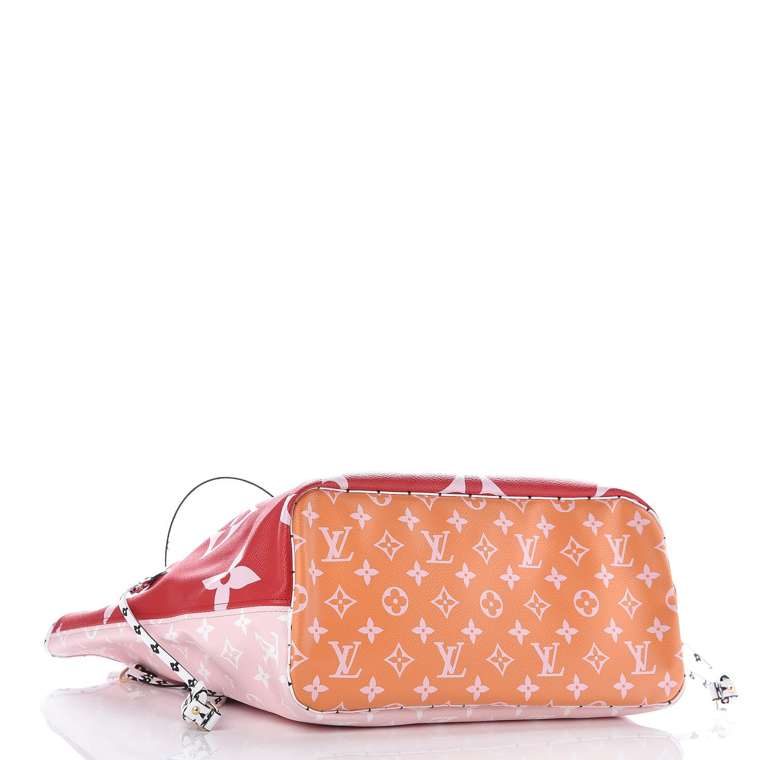Louis Vuitton Monogram Giant Neverfull MM Rouge 5 of 10