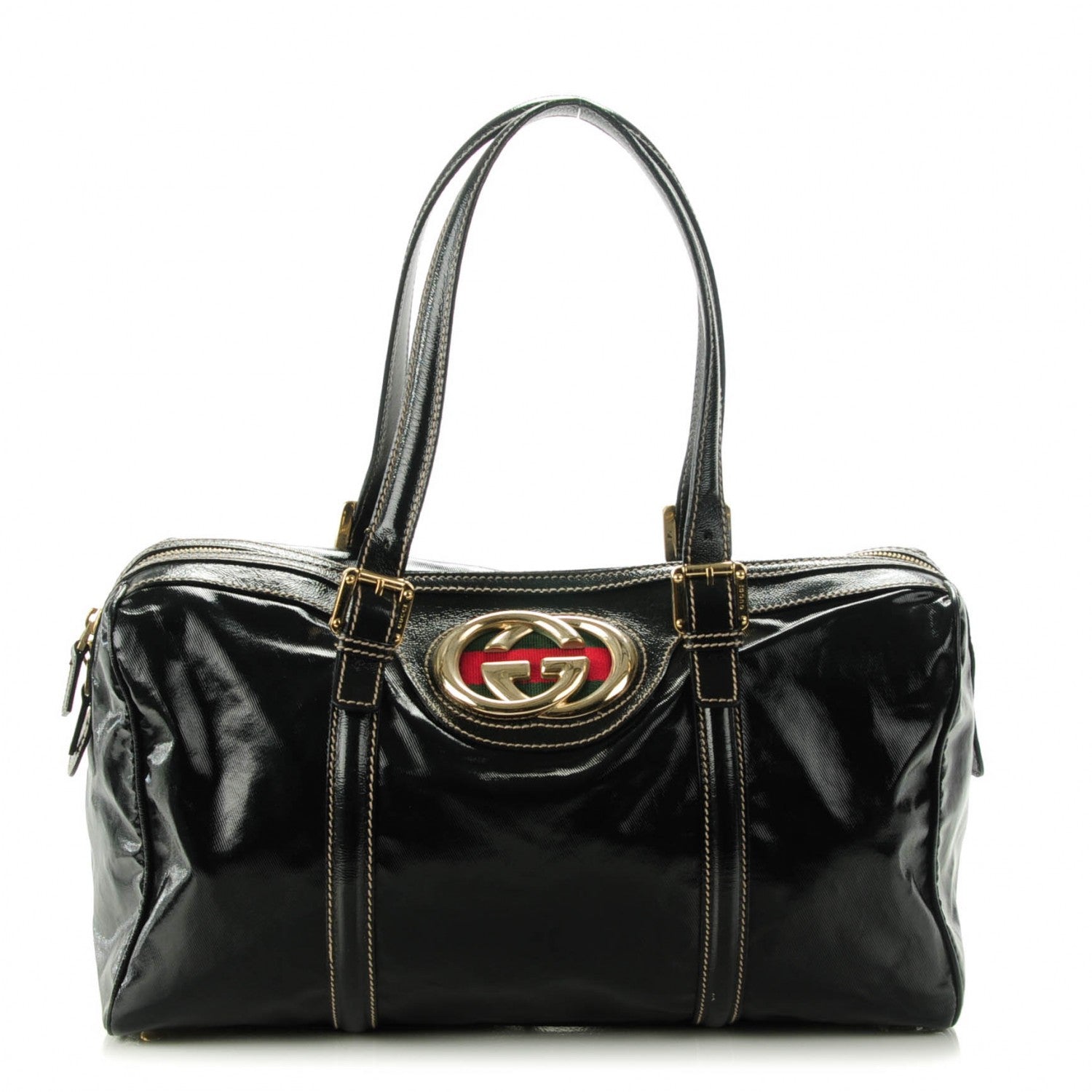 Gucci Dialux Britt Medium Boston Black 1 of 7