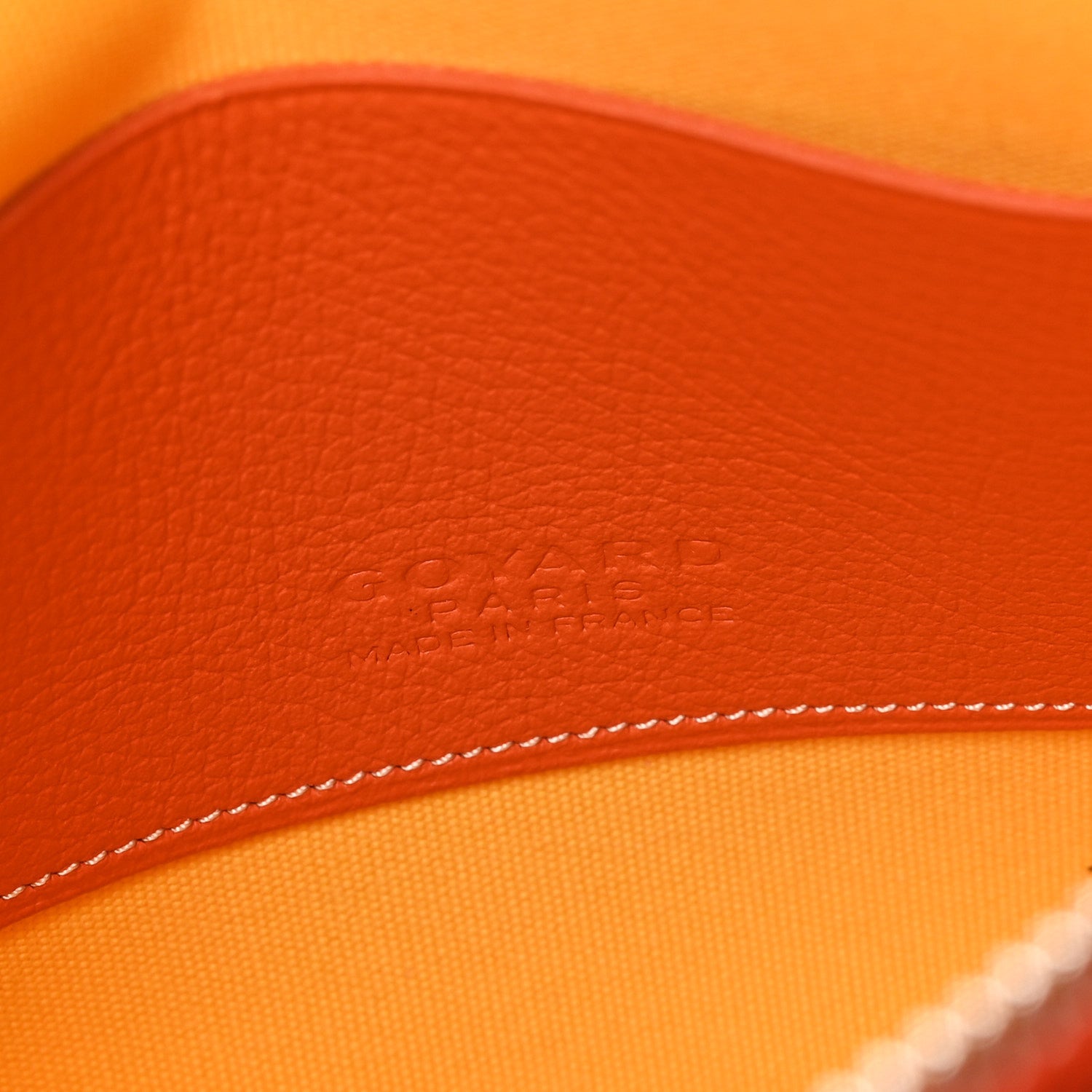 Goyard Goyardine Senat Pochette PM Orange 6 of 7