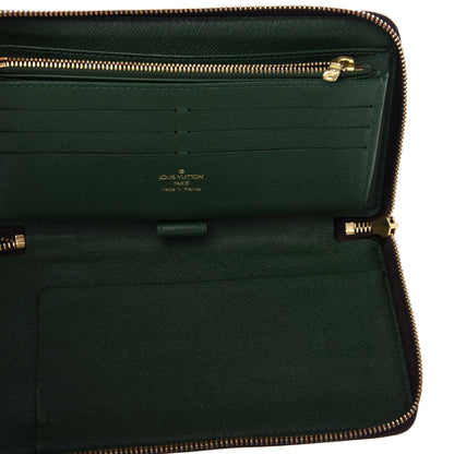 Louis Vuitton Monogram Groom Zippy Organizer Wallet Green 5 of 8