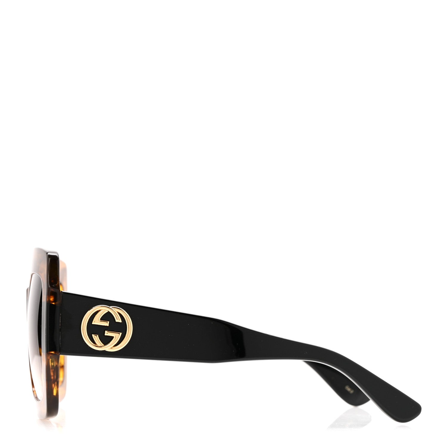 GUCCI GG0178S ブラックサングラス Gucci Square Frame GG0178S Sunglasses Havana 1824313 – FASHIONPHILE