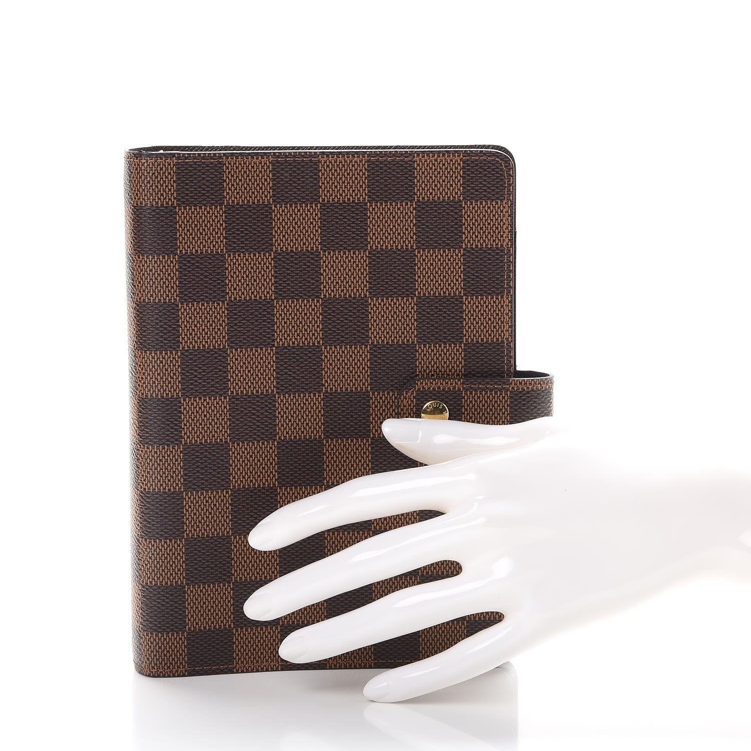 Louis Vuitton Damier Ebene Medium Ring Agenda Cover 2 of 8