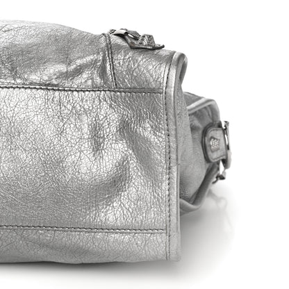 Balenciaga Metallic Agneau Giant 12 Silver Hardware City Gris Aluminum 10 of 10