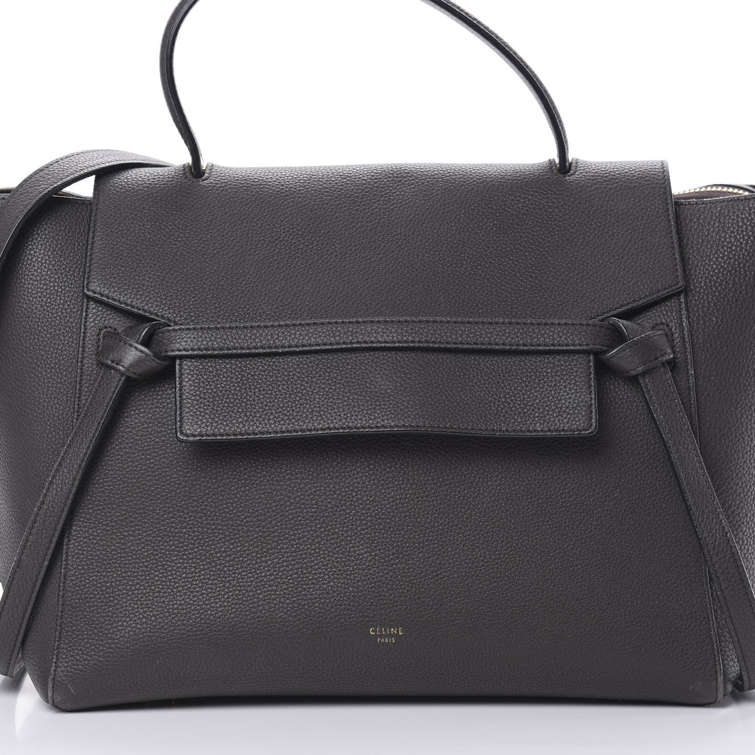 Celine Grained Calfskin Mini Belt Bag Dark Taupe 8 of 16
