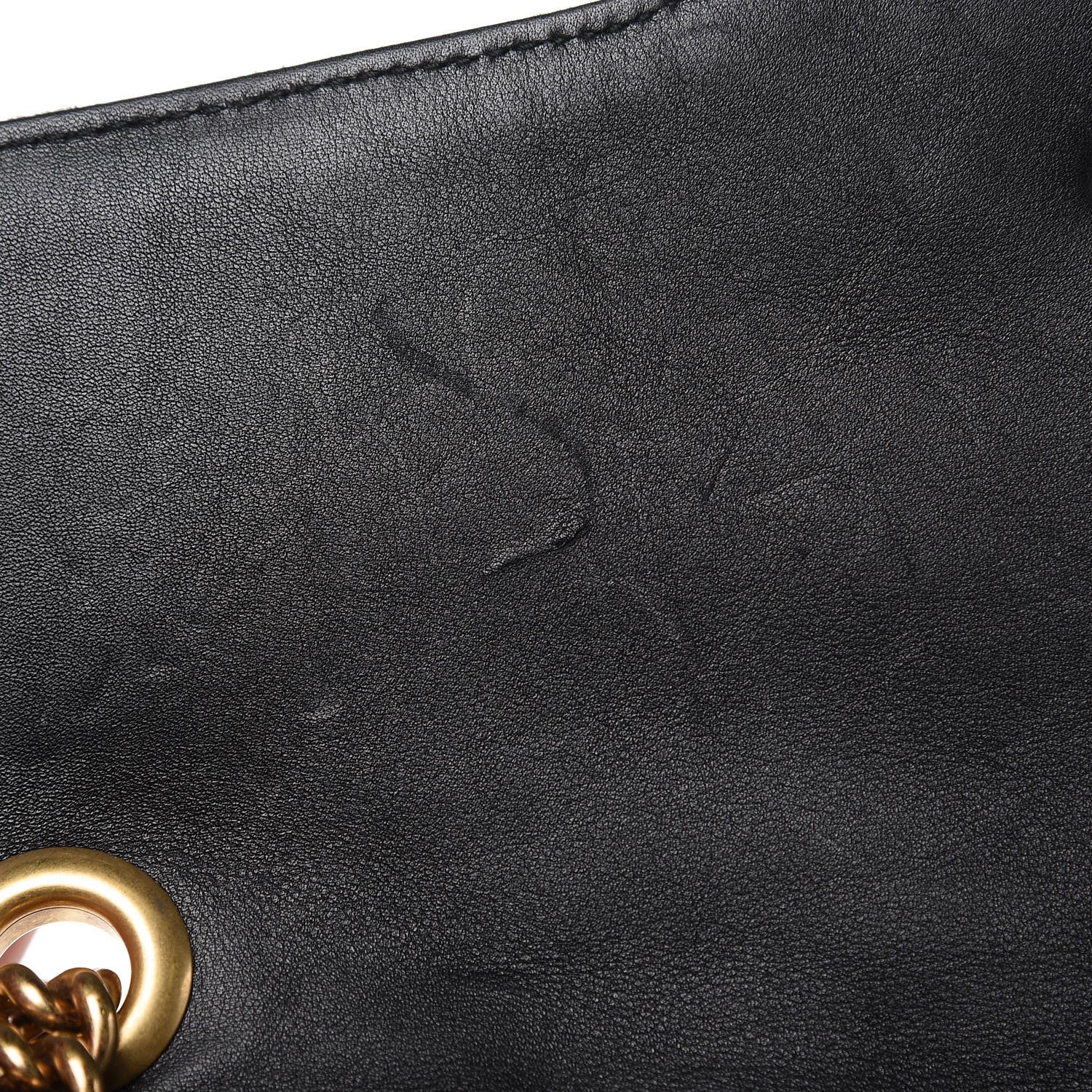 Gucci Velvet Matelasse Loved Embroidered Medium GG Marmont Shoulder Bag Black 10 of 15