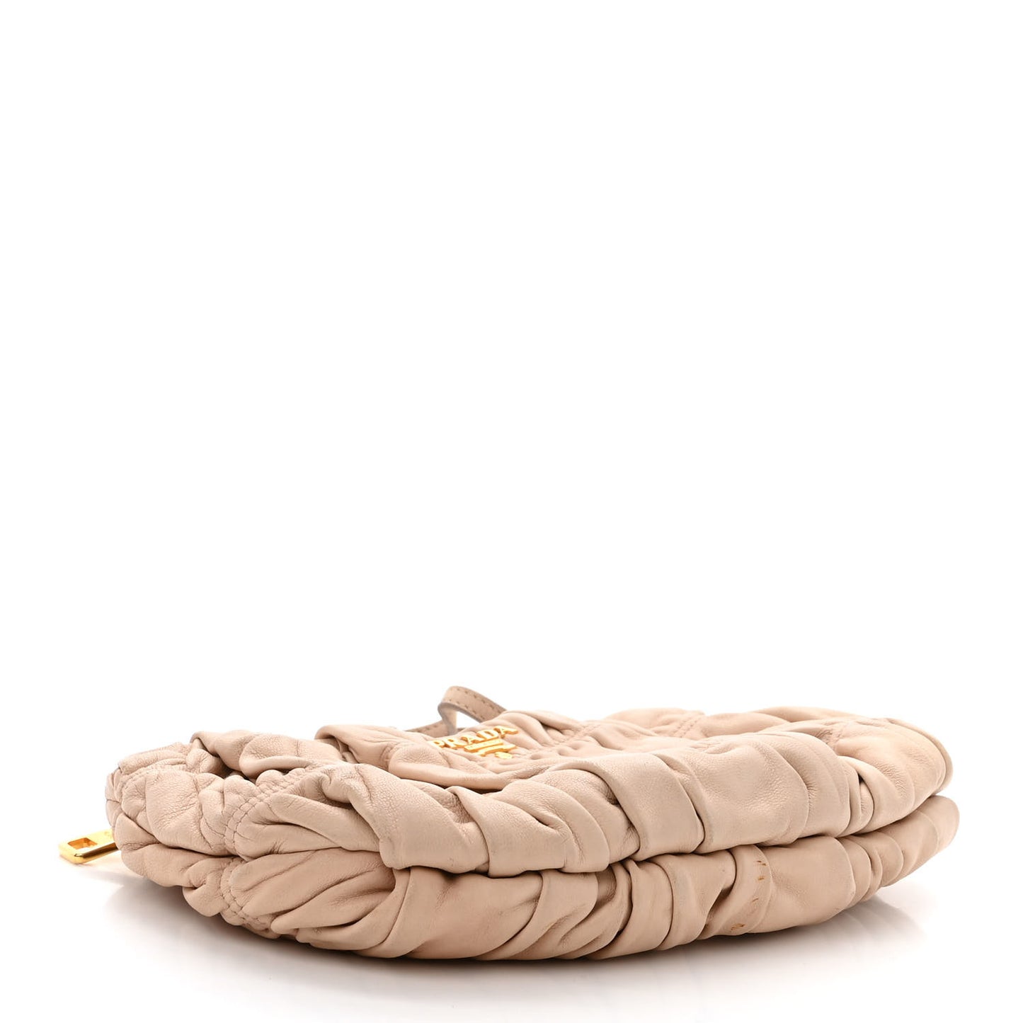 Nappa Gaufre Wristlet Clutch Cipria