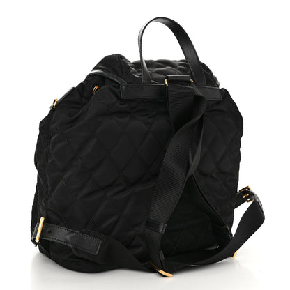 Prada Tessuto Saffiano Impuntu Backpack Black 3 of 9