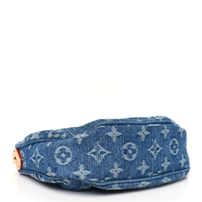 Louis Vuitton Monogram Denim Pochette Valley Blue 4 of 10