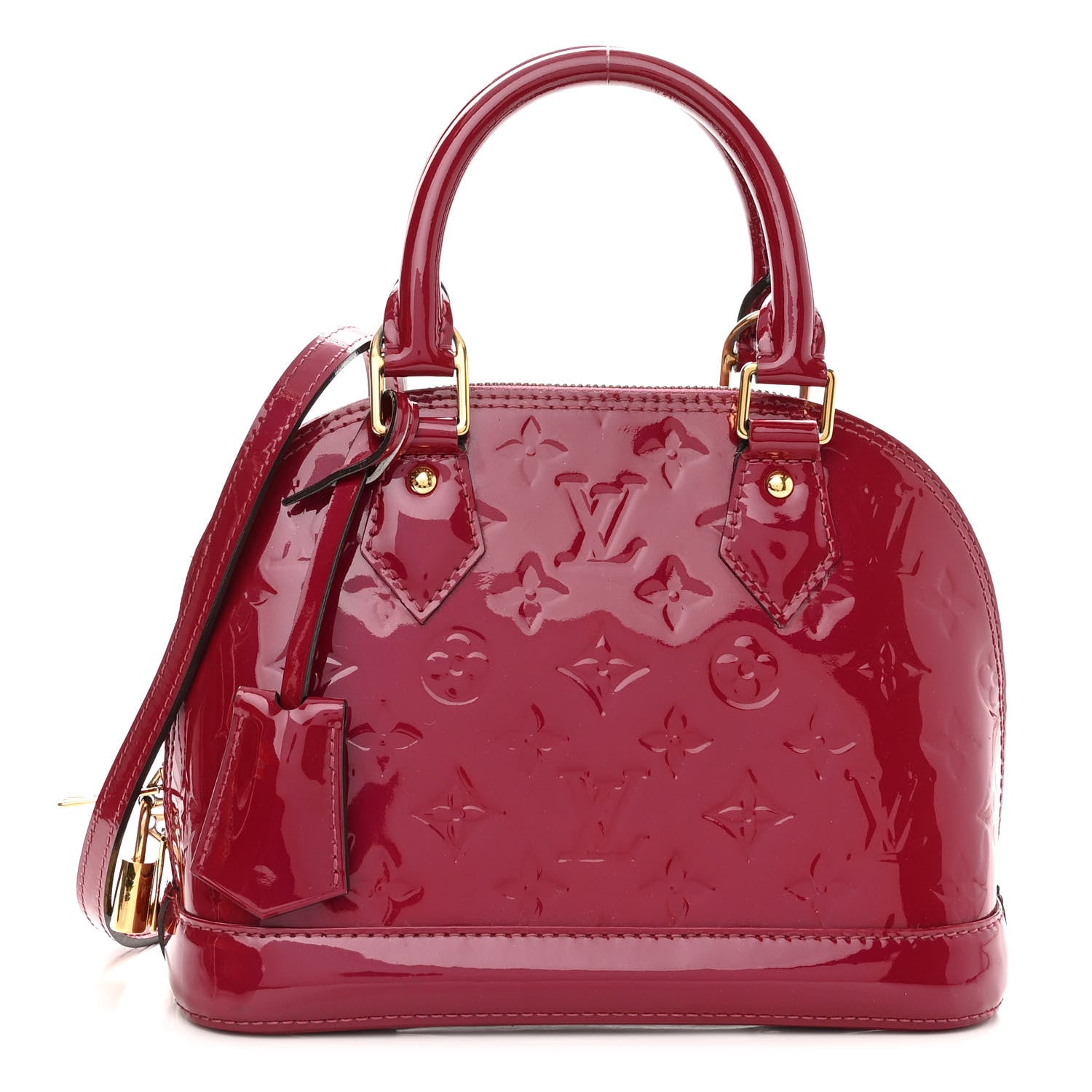 Louis Vuitton Vernis Alma BB Magenta 1 of 10