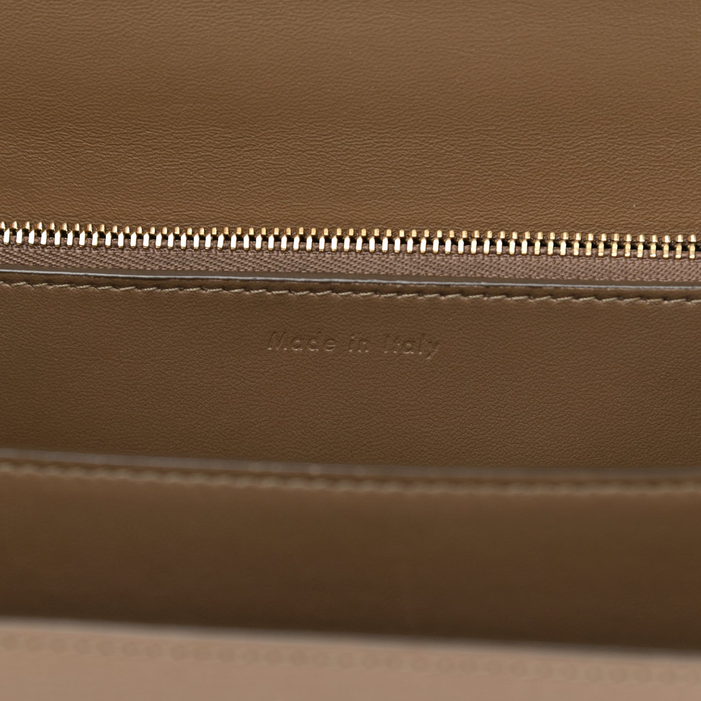 Liege Calfskin Medium Classic Box Flap Bag Taupe