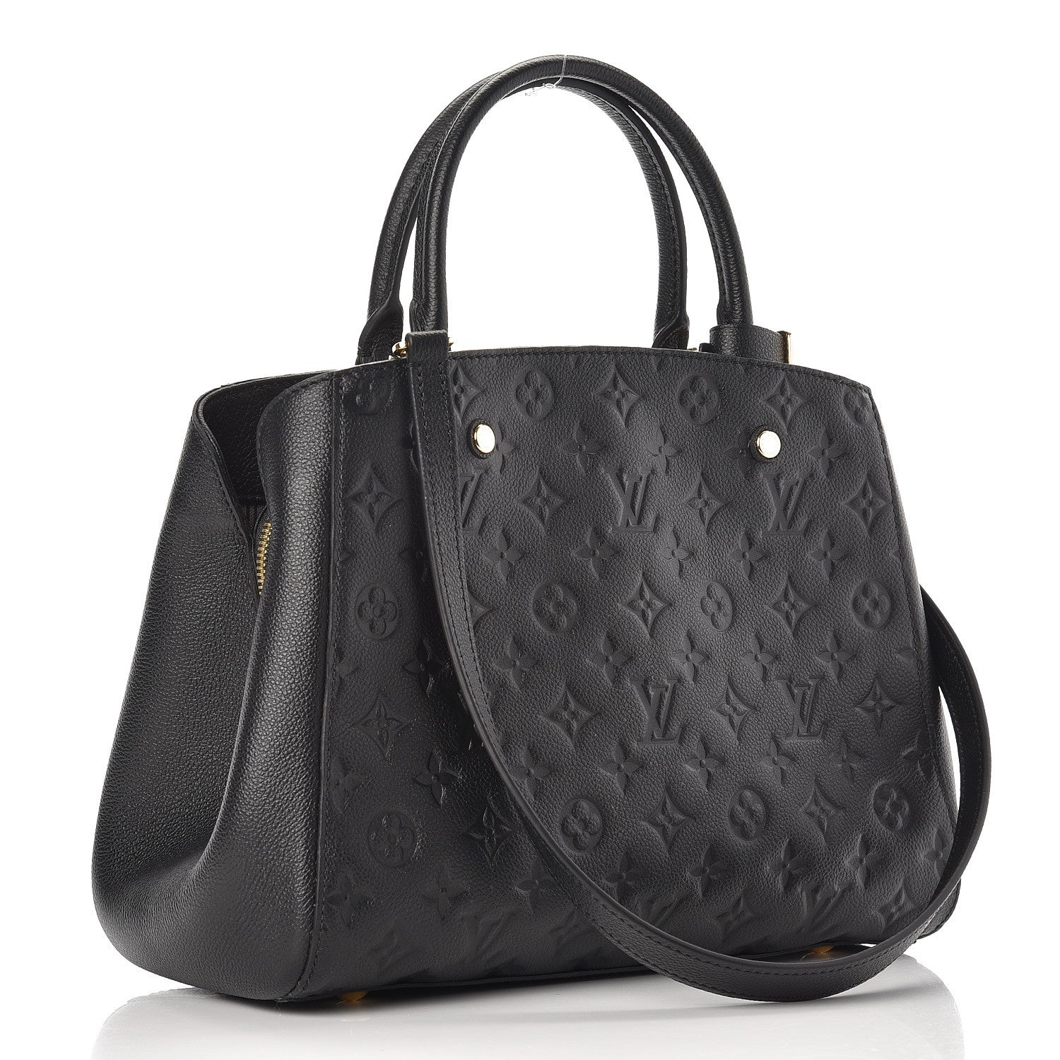 Louis Vuitton Empreinte Montaigne MM Black 3 of 7