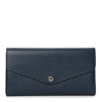 Louis Vuitton Epi Sarah Wallet NM Blueberry 1 of 13