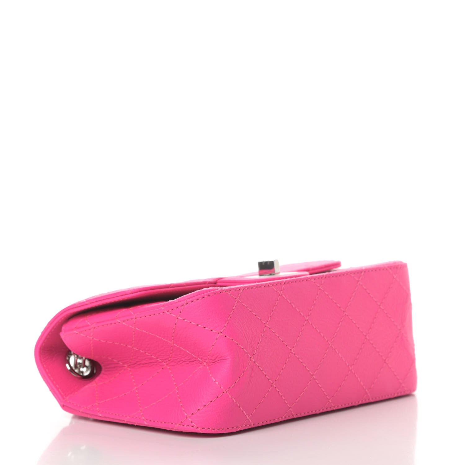 Chanel Goatskin Quilted 2.55 Reissue Mini Flap Fluorescent Pink 4 of 13