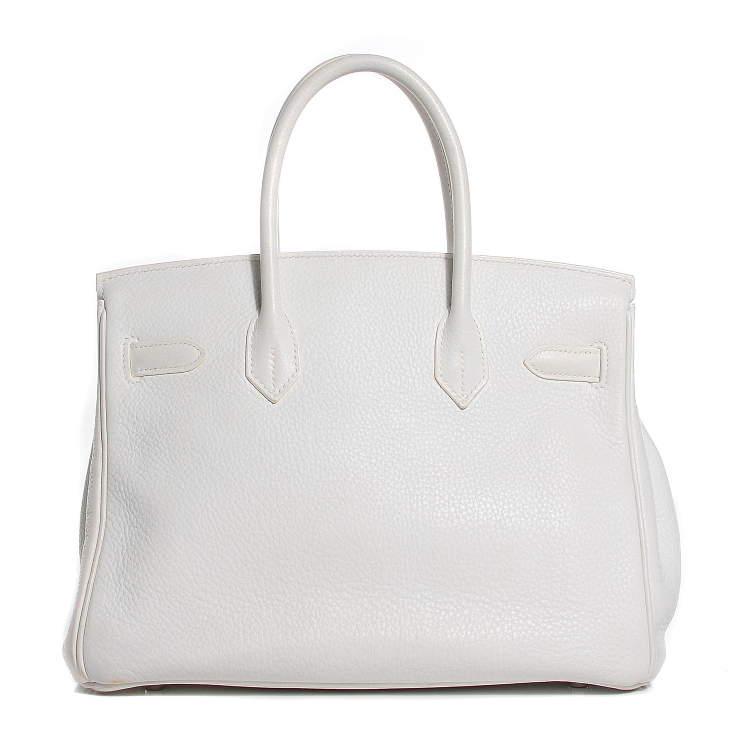 Taurillon Clemence Birkin 30 White