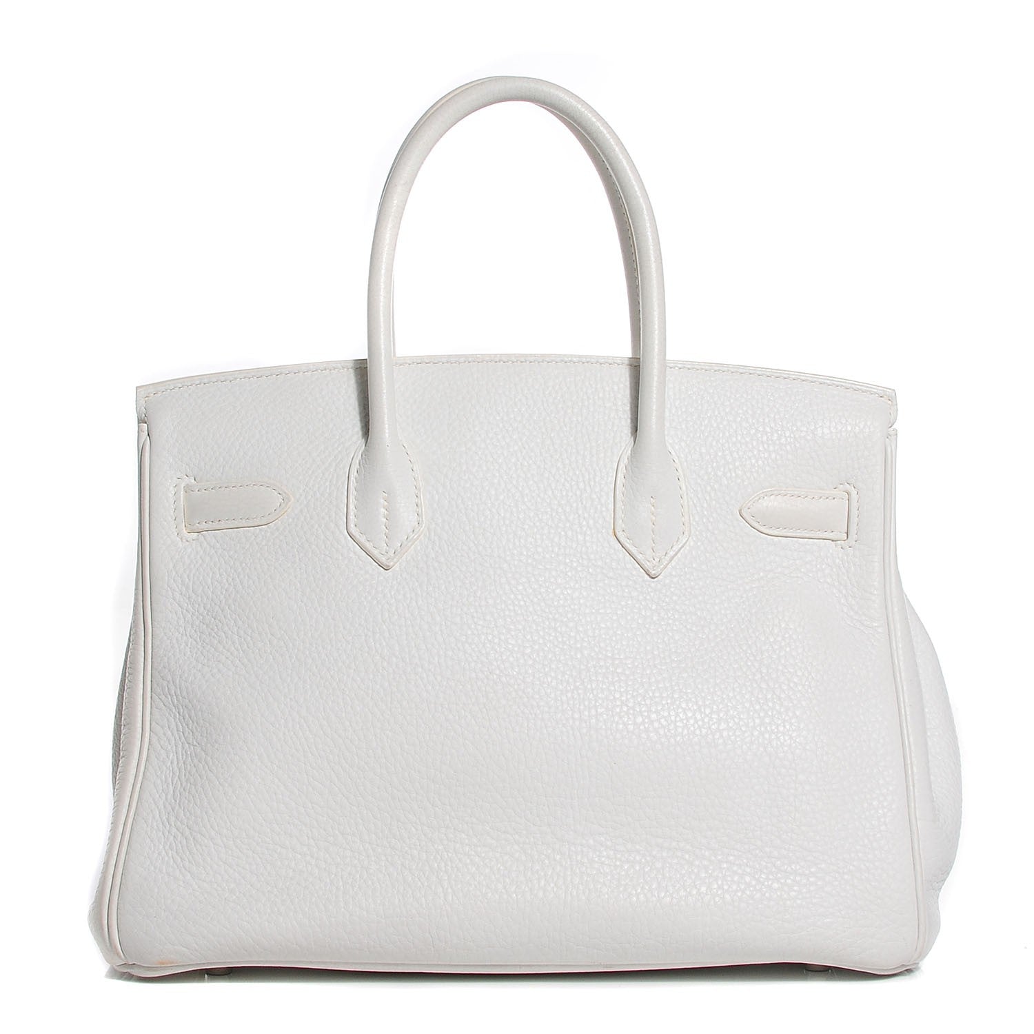 Hermes Taurillon Clemence Birkin 30 White 4 of 28