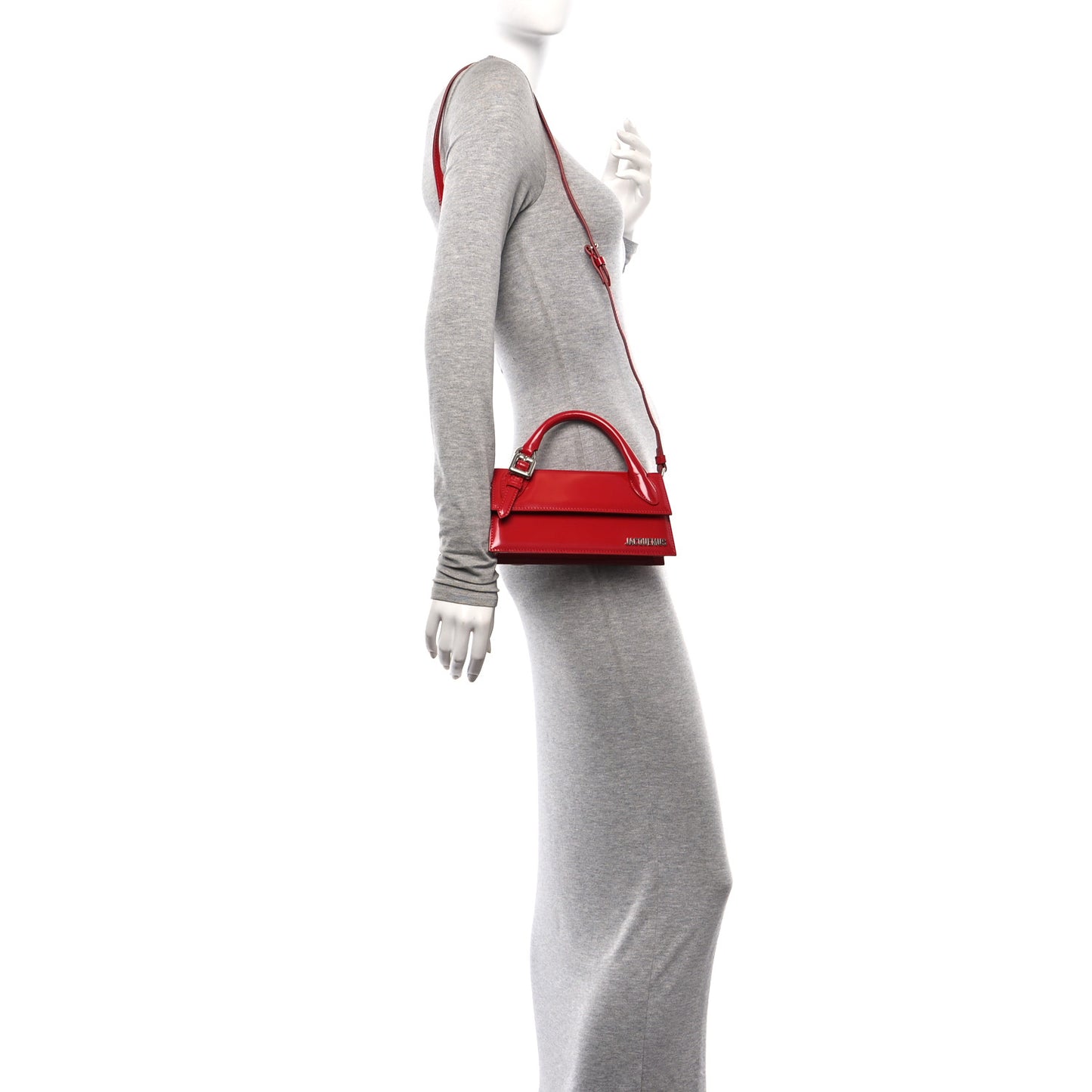 Smooth Calfskin Le Chiquito Boucle Long Red