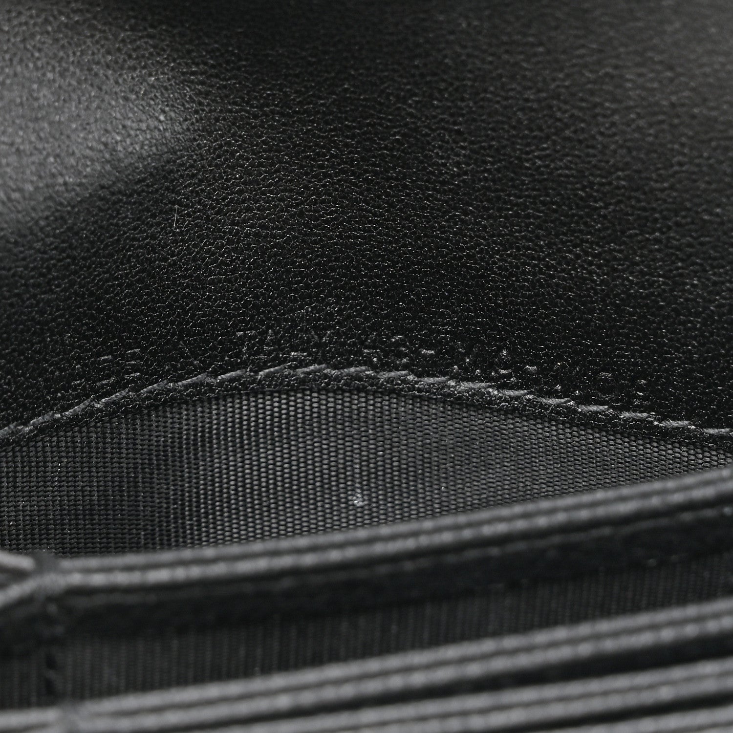 Christian Dior Grained Calfskin Saddle 5-Gusset Card Holder Black 7 of 10