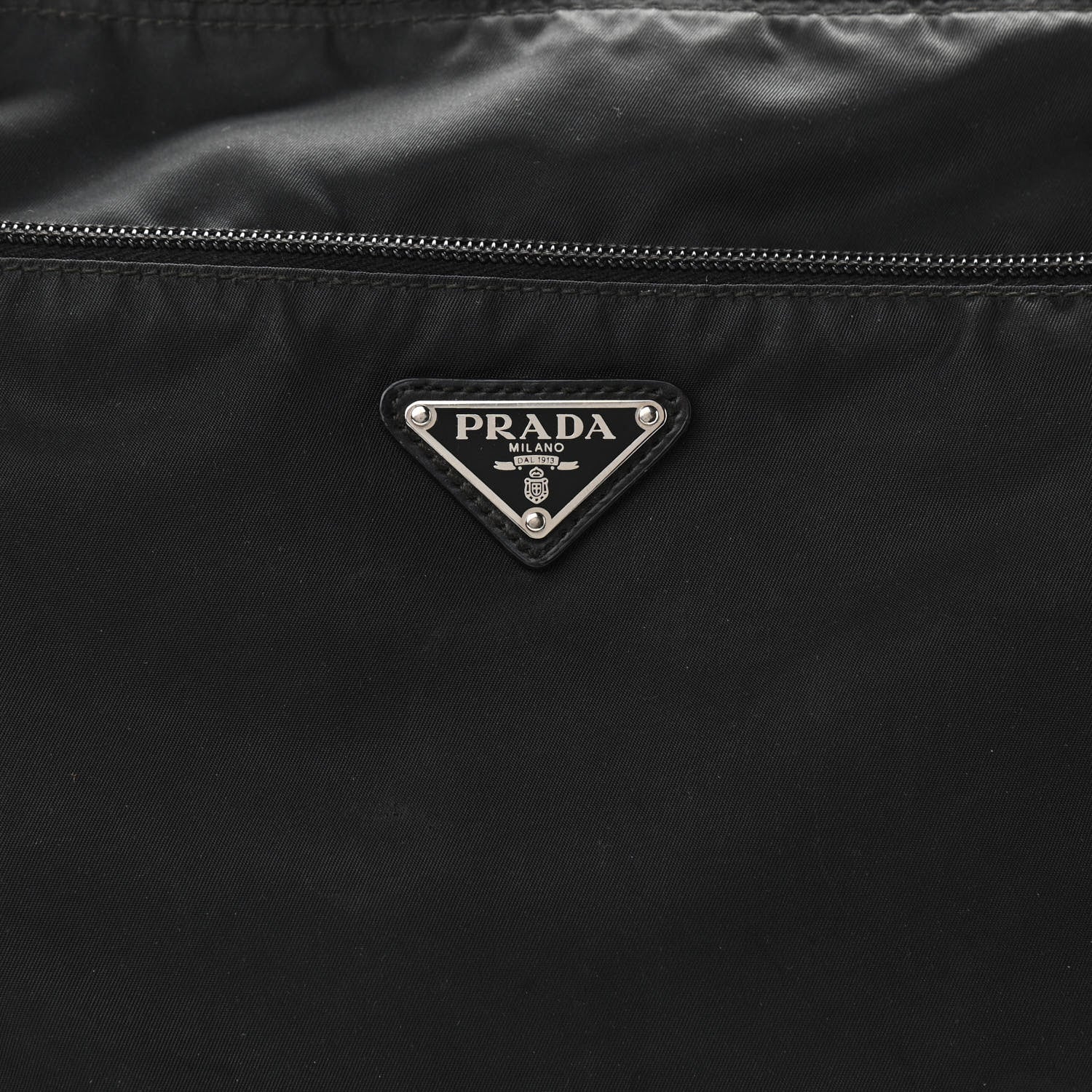 Prada Tessuto Nylon Messenger Bag Black 7 of 12