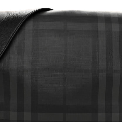Burberry London Check Large Burleigh Messenger Charcoal 7 of 10