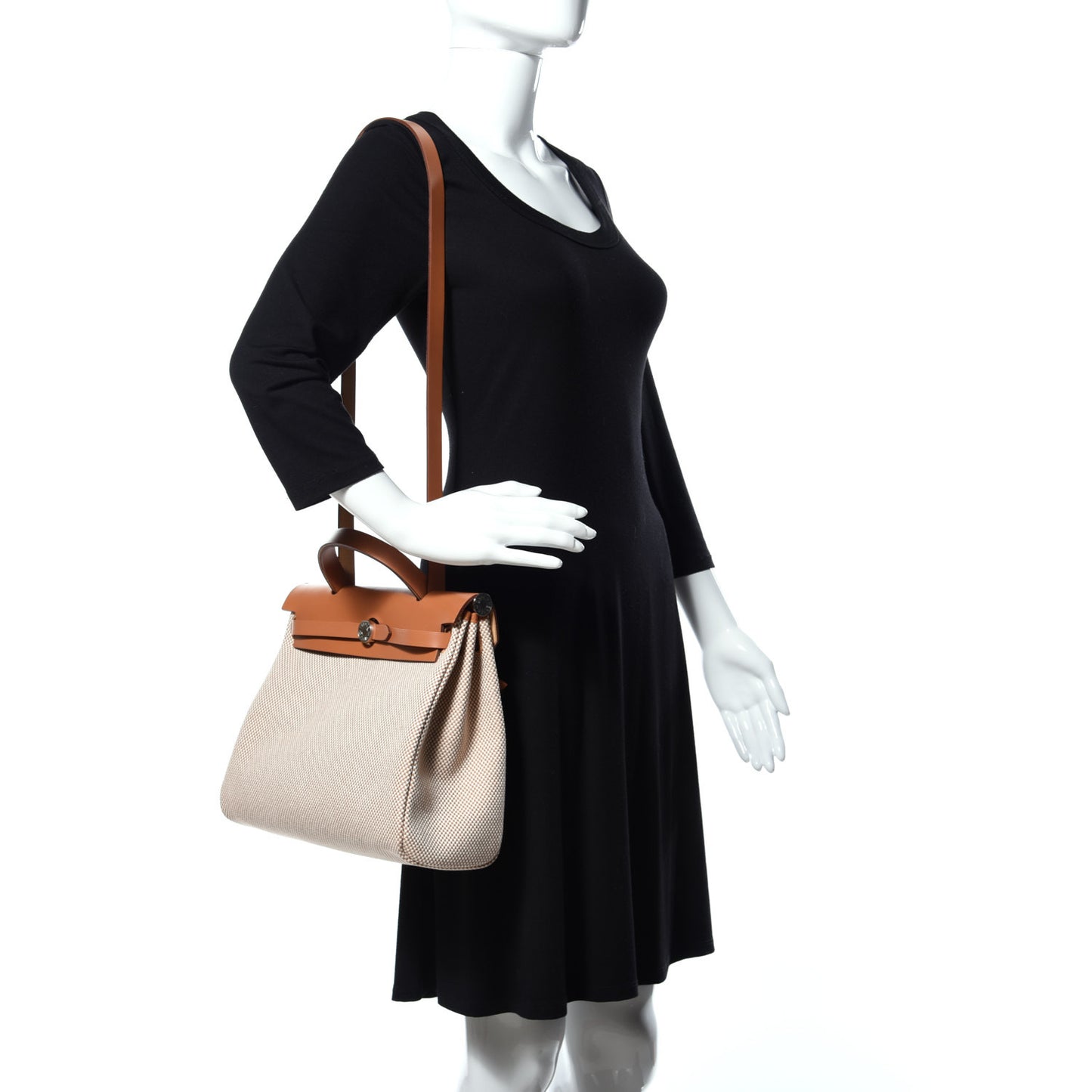 Vache Hunter Criss Viking Herbag Zip Retourne 31 PM Ecru Beige Naturel